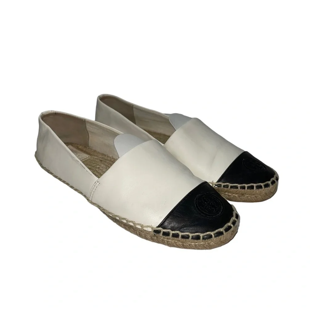 Tory Burch Block Espadrille Flat Women Size 7